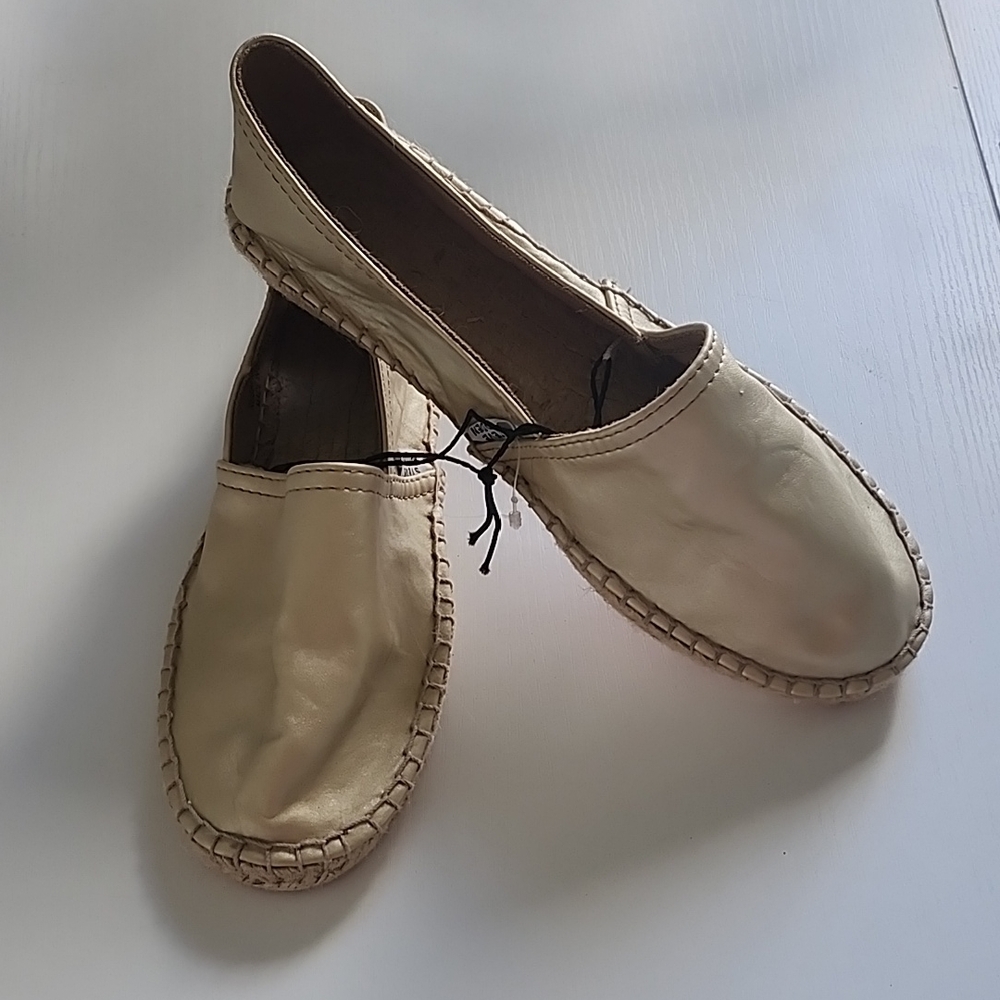 SteveMadden Gold Espadrilles